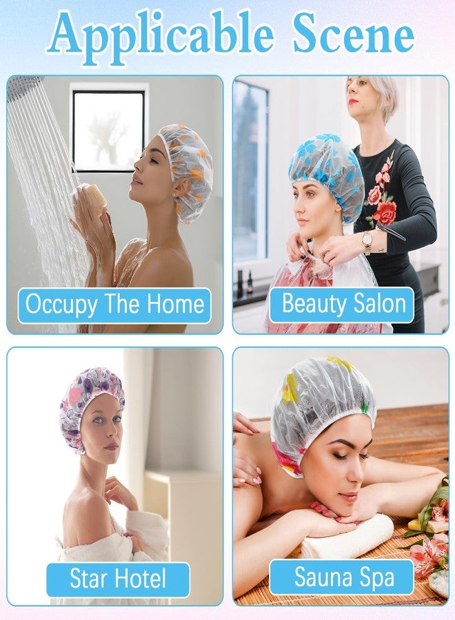 Thrymme Shower Caps for Kids, 6 Pcs Reusable Kids Shower Caps for Girls, Toddler (6 Colors) - Image 4